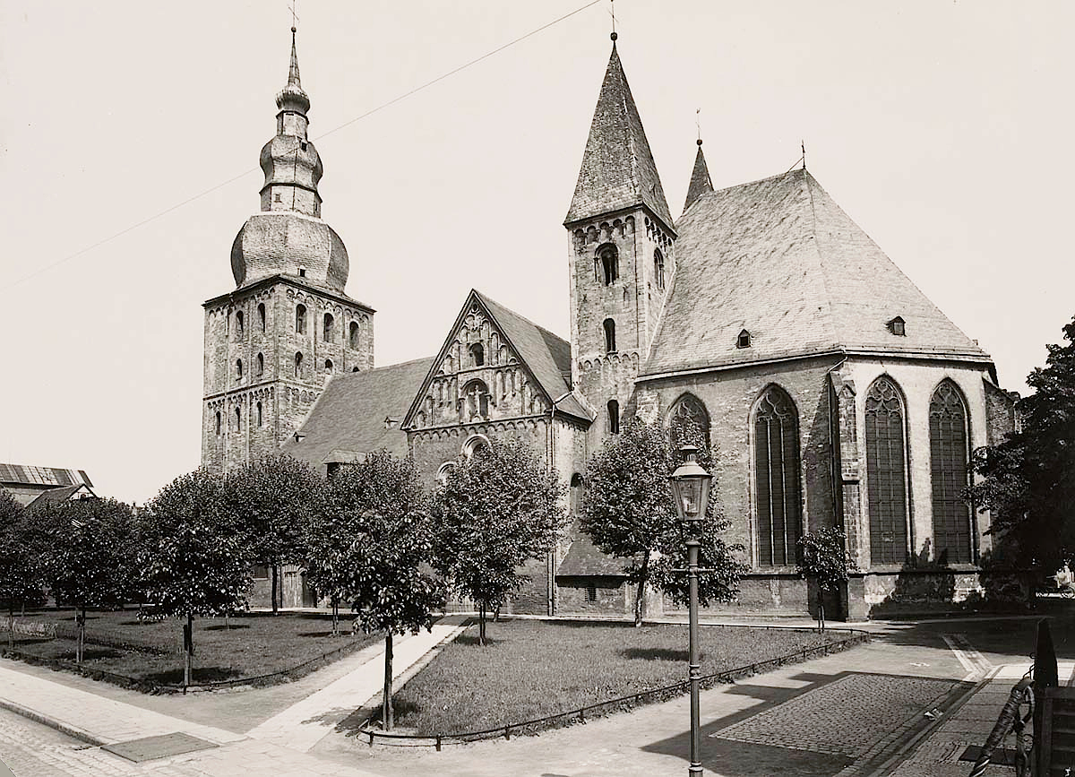Altes Foto der Marienkirche